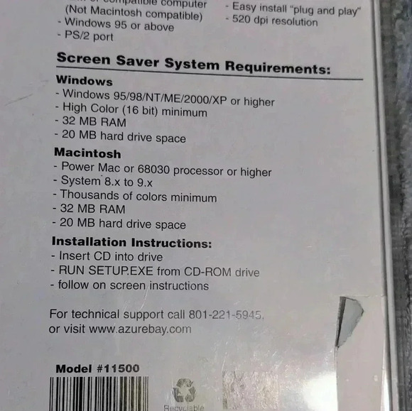 Golf Gift Set Computer‎ Mouse Pad & Golf Courses America Screen Saver CD - Picture 3 of 3